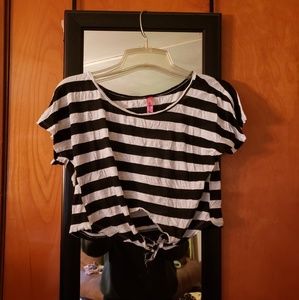 Striped crop top